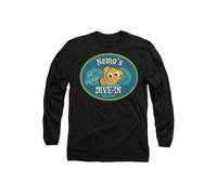 Disney Finding Nemo Nemo's Dive In Long Sleeve T-Shirt, Black | Size: XL Disney Black XL