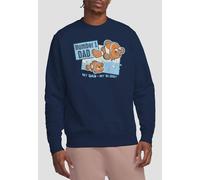 Disney Finding Nemo Pixar Finding Nemo Number 1 Dad Marlin Sweatshirt, Navy Navy