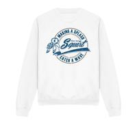 Disney Finding Nemo Squirt Catch a Wave Sweatshirt White | Size: Medium Disney White M