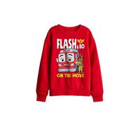 Disney Firebuds Flash Fire Engine Kids Sweatshirt, Red | Size: 5-6 Years Disney Red 5-6 Years