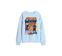 Disney Firebuds Heroes In Training Kids Sweatshirt, Light Blue | Size: 7-8 Years Disney Light Blue 7-8 Years