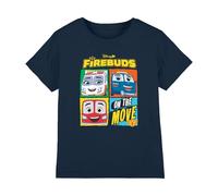 Disney Firebuds On The Move Kids T Shirt, Navy, 3-4