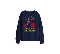 Disney Fix It Felix Jr Kids Sweatshirt, Navy | Size: 9-11 Years Disney Navy 9-11 Years