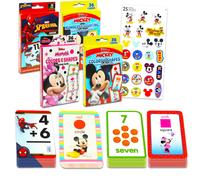 Disney Flash Cards for Toddlers 2-4 - Bundle of 4 Early Learning Decks: Colors, Shapes, Numbers and More Featuring Mickey, Minnie, and Spiderman