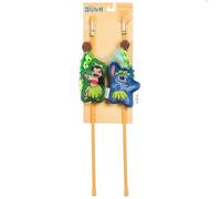Disney for Pets Lilo and Stitch 2pk Feathered Wand Cat Toys with Catnip, Feather Teaser Set for Cats, Cute Kitty Toy for Disney Fans