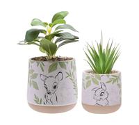 Disney Forest Friends Set Of 2 Bambi Planters Multi One Size