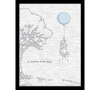 Disney, FP12332P-PL, Winnie The Pooh - Bother Free Framed 30 x 40cm Print, Multi-Color, 30 X 40cm