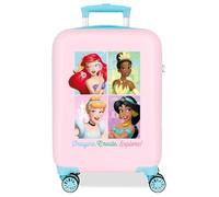 Disney Freegun Fgm72/4/BCX3 Girls' Fitted Boxers, Black/Pink/Blue, 8-10 Years, Create & Explore, One Size, Suitcase