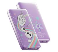Disney Frozen 10,000mAh Power Bank - Universally Compatible Portable Phone Charger Battery Pack w/USB Charging Port - Frozen Gifts for Girls, Women and All Fans of Elsa, Anna and Olaf