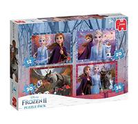 Jumbo 19747 Disney Frozen 2 2-4in1 Puzzle Pack