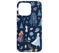 Disney Frozen 2 Anna Elsa Olaf Kristoff Sven Bruni Print Case for iPhone 15 Pro Max