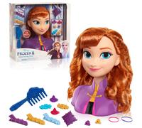 Disney Frozen 2 Anna styling heads, 14 pieces. , Black