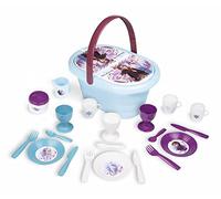 Disney 310511 Frozen 2 Childs Pretty Picnic Basket with Folding Lid Plus 20 Colourful Accessories | Ages 3 and Up, Panier Pique Nique