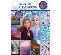 Disney Frozen 2 Create-a-Scene Sticker Pad and Sticker Scenes 46033 Multicolor