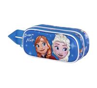 Disney Frozen 2 Dream-3D Double Pencil Case, Blue, 22 x 9.5 cm