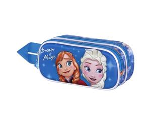 Disney Frozen 2 Dream-3D Double Pencil Case, Blue, 22 x 9.5 cm
