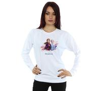 Disney Frozen 2 Elsa And Anna Nature Is Beautiful Sweatshirt In White White XL
