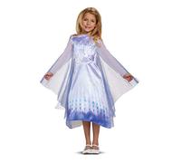 Disney Frozen 2 Elsa Costume for Girls, Classic Dress and Cape Outfit, Child Size Small (4-6x)
