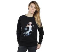Disney Frozen 2 Elsa Nokk Silhouette Sweatshirt In Black Black M