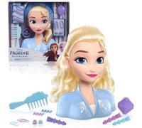 Disney Frozen 2 Elsa Styling Head Dolls Playset with 13 Accessories - Multicolour