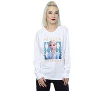 Disney Women's Frozen 2 Elsa True To Myself Sweatshirt in White | Size: 2XL Disney White 2XL