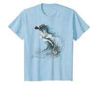 Disney Frozen 2 Elsa Watercolor Spirit T-Shirt, Youth, Baby Blue, 2T