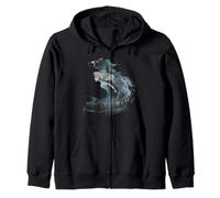 Disney Frozen 2 Elsa Watercolor Spirit Zip Hoodie