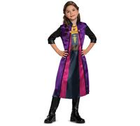 Disney Frozen 2 Girls Elsa Anna Fancy Dress Costume Kids Fairytale Storybook