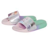 Disney Frozen 2 Girls Sliders Elsa Anna Gradient Rainbow Kids Summer Sandals Lightweight Waterproof Beach Pool Shoes