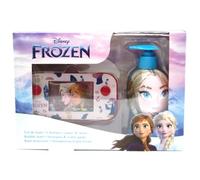 Disney Frozen 2-in-1 Bubble Bath & Shampoo 300ml Bath Gift Set for Children - Hair & Body Wash with Vitamin E & A - Gentle Foaming Formula for Kids - 3D Pump Bottle - Ages 3+
