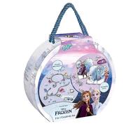 Disney Frozen 2 in 1 Creativity Suitcase A Diamond Painting & Charm Bracelet Twin Pack