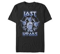 Disney Frozen 2-Lost Kristoff Band Tee Organic Short Sleeve T-Shirt, Black, XXL
