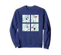 Disney Frozen 2 Olaf Panels Sweatshirt, Adult Unisex, Navy Blue, Small