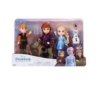 Disney Frozen 2 Petite Doll Gift Set- Includes Key Characters Anna, Elsa, Kristoff, Sven and Olaf! Dolls Are Approximately 6 Inches Tall, Perfect For Any Frozen Fan!