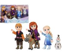 Disney Frozen 2 Petite Doll Gift Set- Includes Key Characters Anna, Elsa, Kristoff, Sven and Olaf! Dolls Are Approximately 6 Inches Tall, Perfect For Any Frozen Fan!