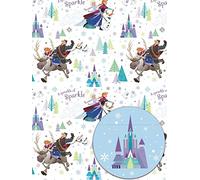 Disney Frozen 2 Sheets Of Gift Wrap And 2 Gift Tags