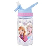 Disney Frozen 2 Snow 430ml Lockable Soft Spout Bottle - BPA-Free, Leak-Proof Design with Elsa, Anna & Olaf Print, Ideal for Kids