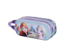 Disney Frozen 2 Spring-3D Double Pencil Case, Blue, 22 x 10 cm