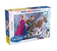 Disney Frozen 46898 Puzzle, Multicolour, One Size | Reversible Puzzle - Large Play Area with Back to Colour - Thick and Sturdy Pieces - Finished Size 70 x 50 cm on the Floor