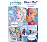 Disney Frozen and Frozen 2 Look and Find Activity Book Collection - Includes Poster - PI Kids