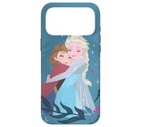 Disney Frozen Anna and Elsa Sister Hug Slate Blue Case for iPhone 17 Pro Max