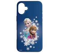 Disney Frozen Anna and Elsa Sisters and Snowflakes Case for iPhone 16 Plus