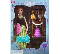 Disney Frozen Anna Deluxe Singing Doll Set