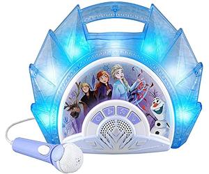 Disney Frozen Anna & Elsa Cool Tunes Sing Along Boombox With Microphone With Built In Tunes or Connect Your MP3