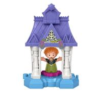 Fisher-Price Little People - Disney Frozen Anna in Arendelle Portable playset with Figure for Toddlers and Preschool Kids Ages 1 ½ to 5 Years