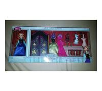 Disney Frozen Anna Mini Doll Wardrobe Play Set 5 1/2" Doll With Olaf