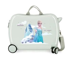 Disney Frozen Arendelle is Magic Children's Suitcase Green 50x38x20cm Hard ABS Combination Lock Side 34L 1.8 kg 2 Wheels Hand Luggage, Green, One Size, Children's Suitcase