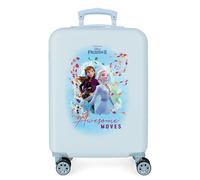 Disney Frozen Awesome Moves Hardside Carry-on Suitcase,Blue 38x55x20 cms