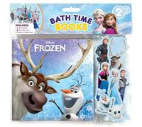 Disney Frozen Bath Time Books - Activity Books for kids, Bath book, 6 Padded suction cups, 1 Mesh bag