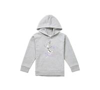 Disney Frozen Be Unique Rainbow With Olaf Youth Kids Pull-Over Hoodie, Athletic Heather in Grey | Size: 7-8 Years Disney Grey 7-8 Years